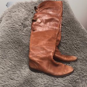 Coach leather boots